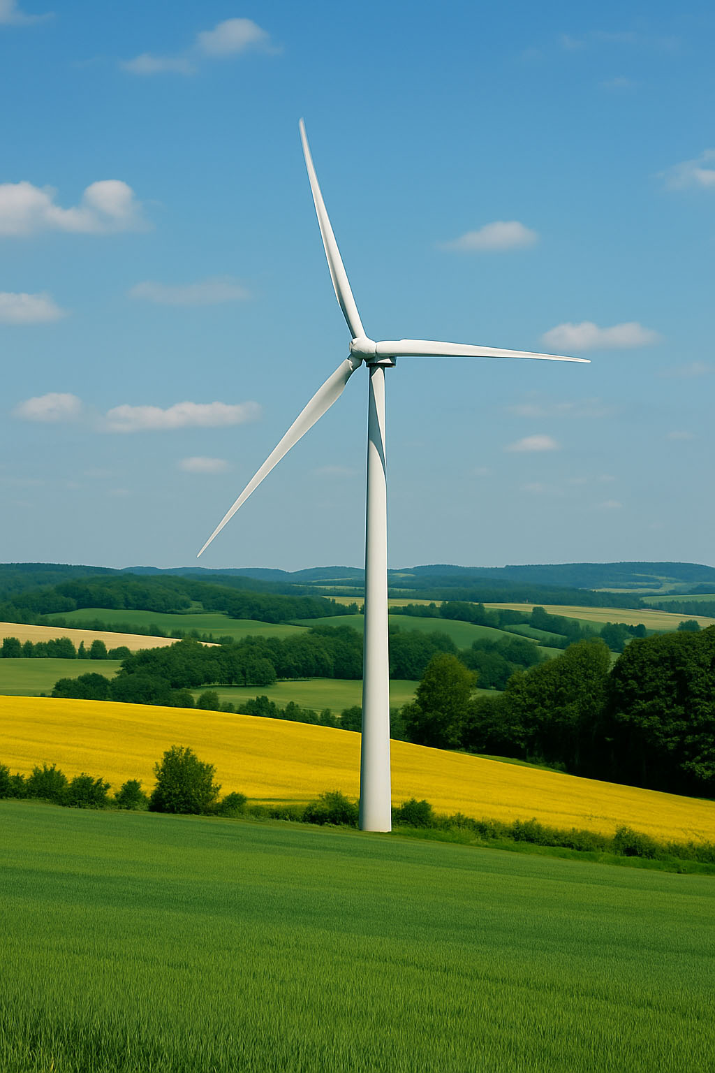 Větrná turbína na horizontu